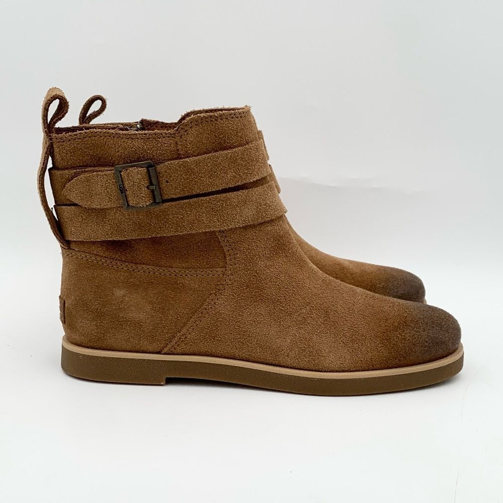 Uggs Brown Suede Ankle Boots Size 7.5